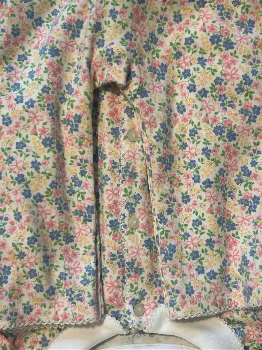 Polo by Ralph Lauren Baby Floral One-Piece in Pink, Blue & White50%OFF SEND OFFE